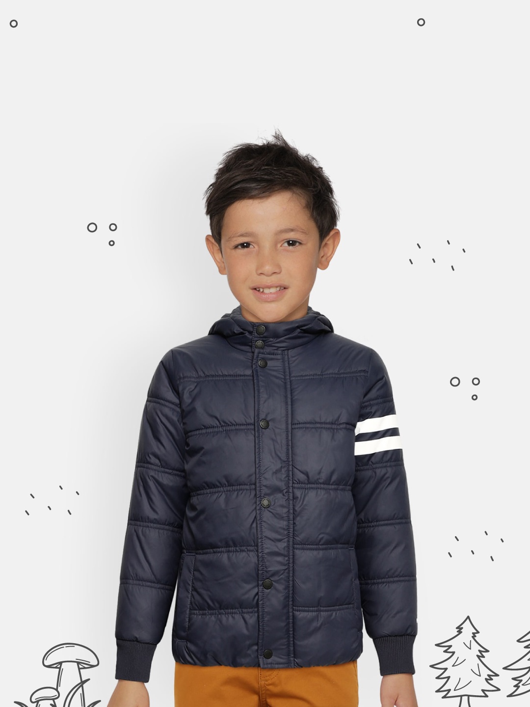 

Pepe Jeans Boys Navy Blue ZAKI IP Lightweight Padded Jacket