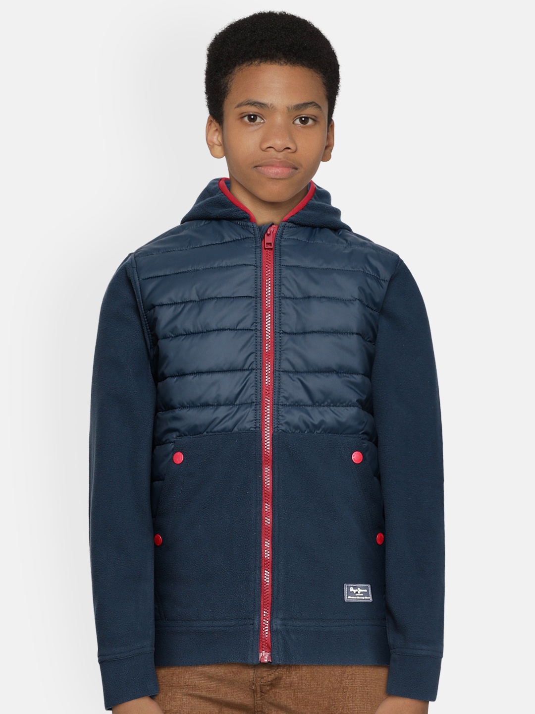 

Pepe Jeans Boys Navy Blue ALMOND IP Lightweight Padded Jacket