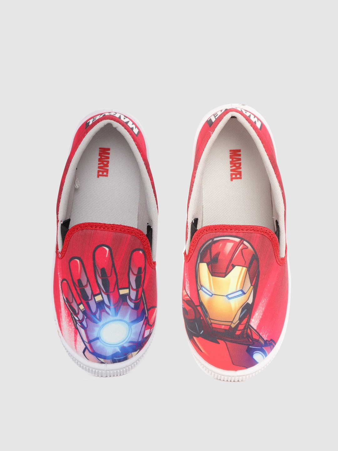 

toothless Boys Red & Blue Iron Man Marvel Avengers Print Slip-On Sneakers