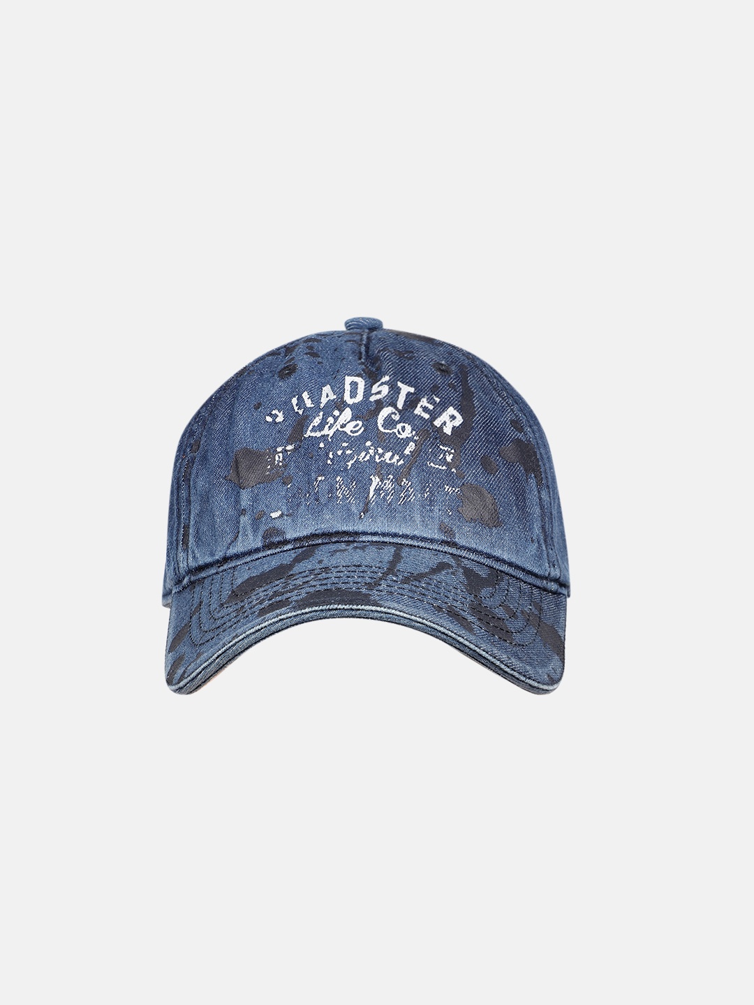 

Roadster Unisex Blue Printed Baseball Cap