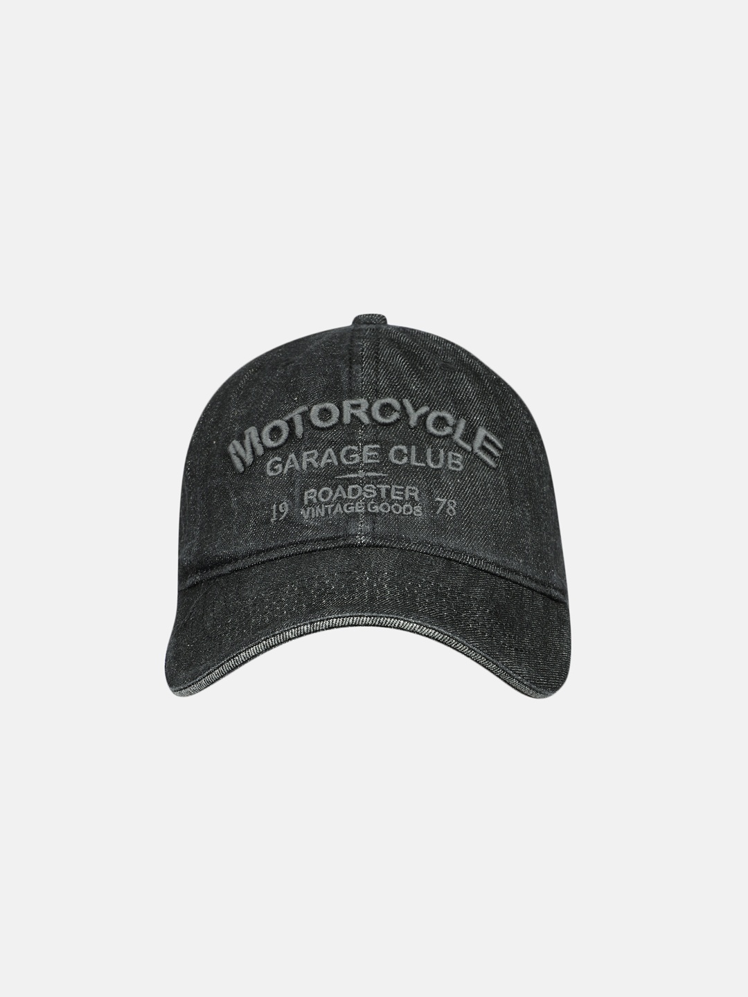 Roadster Unisex Charcoal Grey Embroidered Baseball Cap