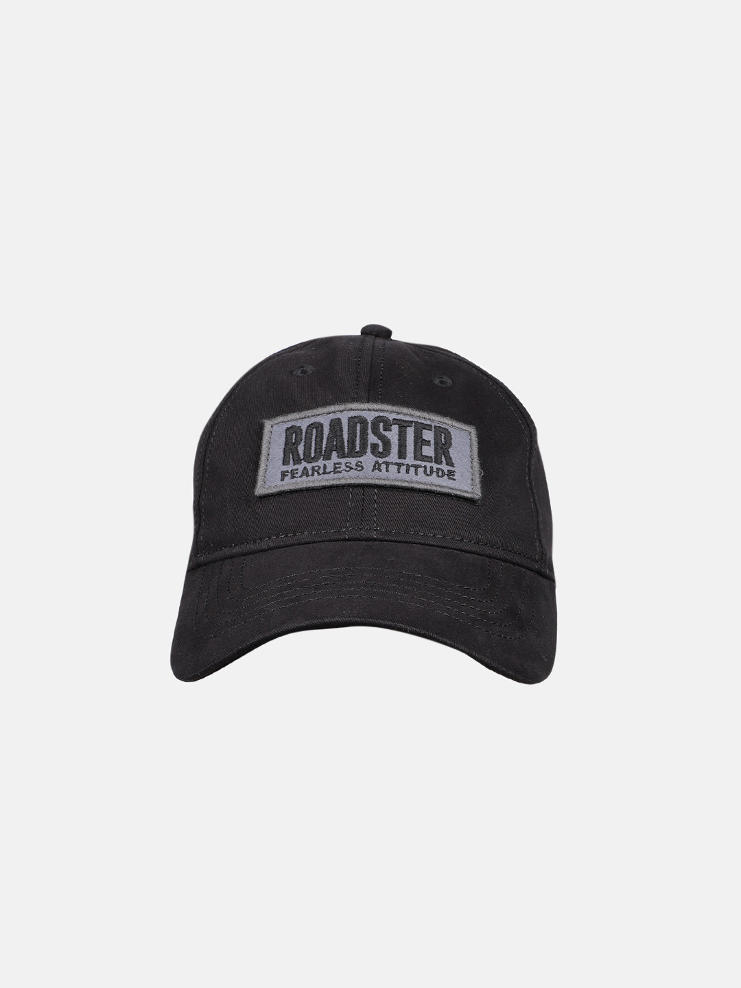 

Roadster Unisex Black Embroidered Baseball Cap