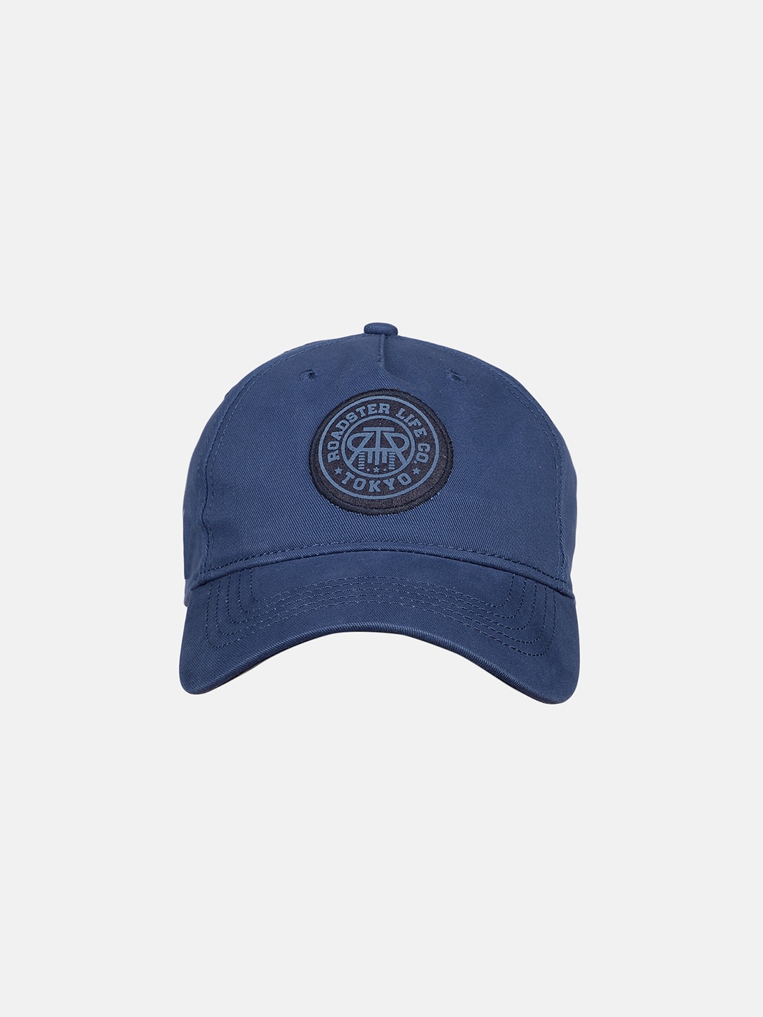 

Roadster Unisex Navy Blue Printed Baseball Cap