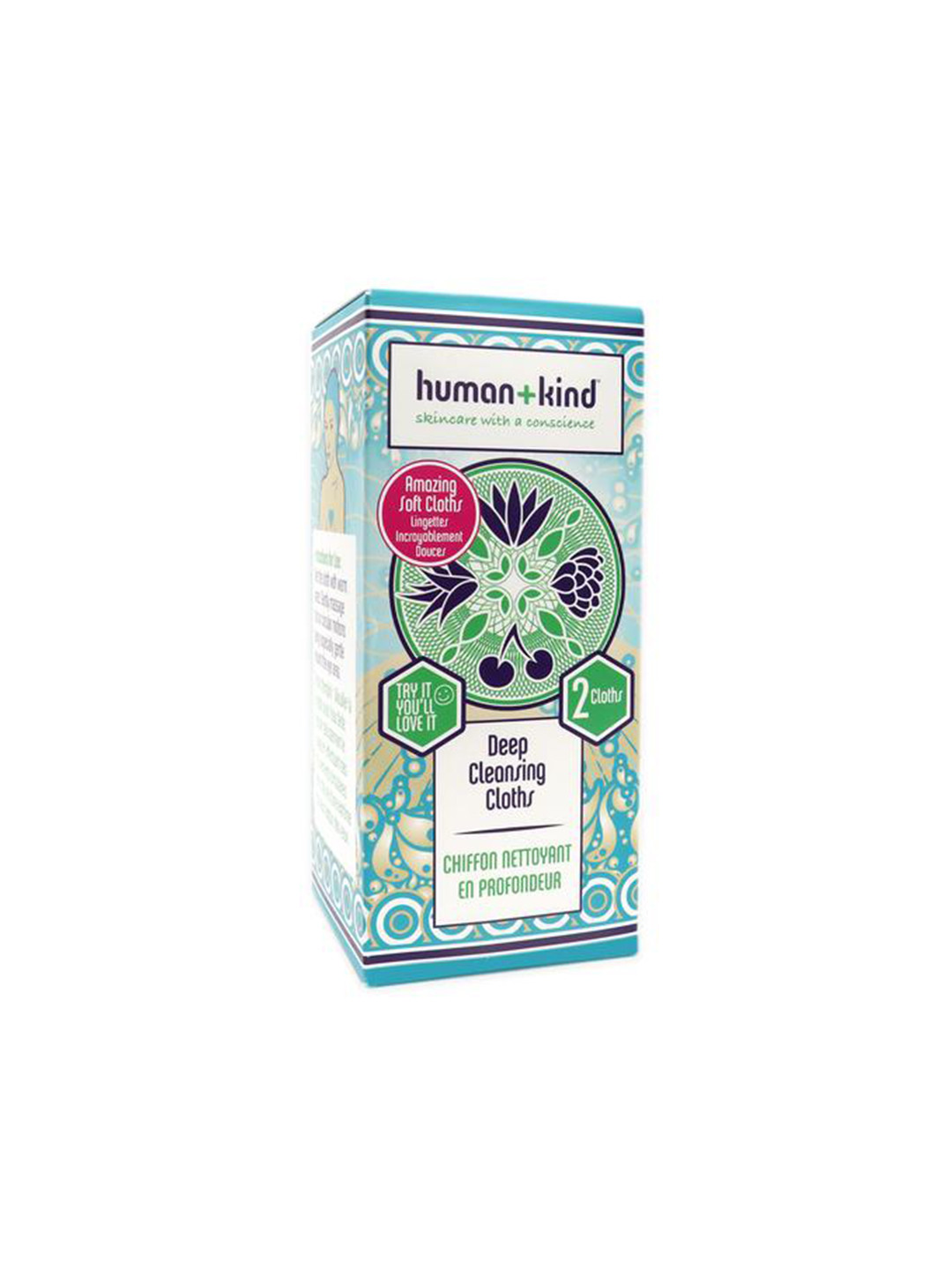 

HumanKind Deep Cleansing Makeup Remover Cloth, White