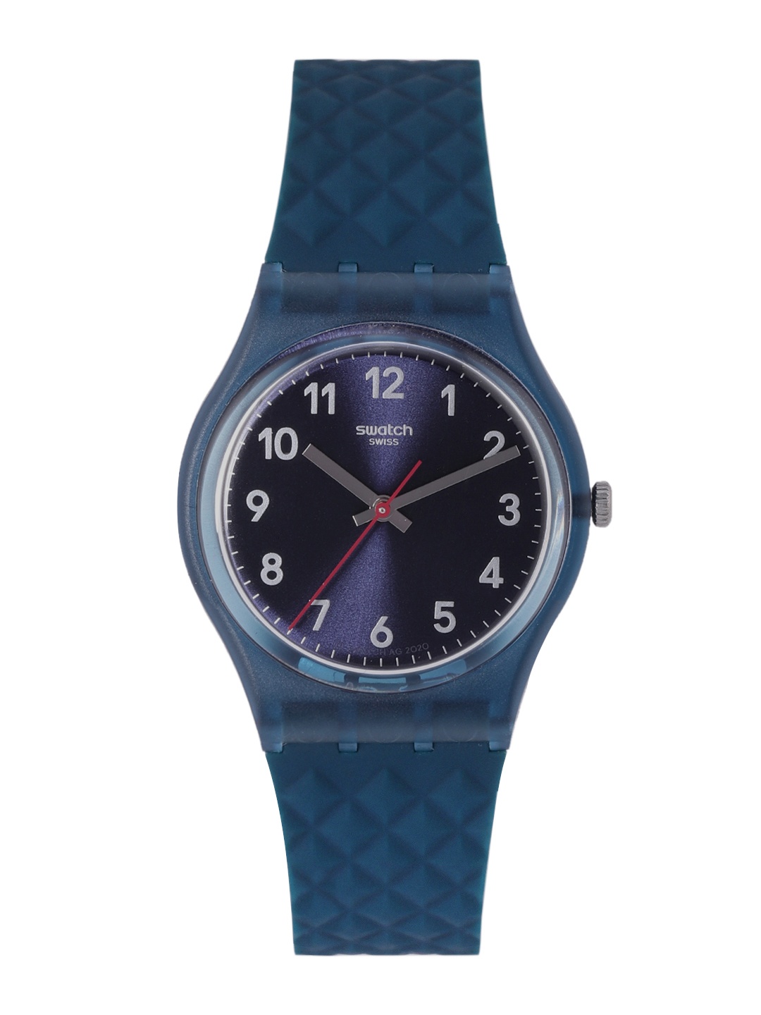 

Swatch Unisex Navy Blue Bluenel Swiss Water Resistant Analogue Watch GN271