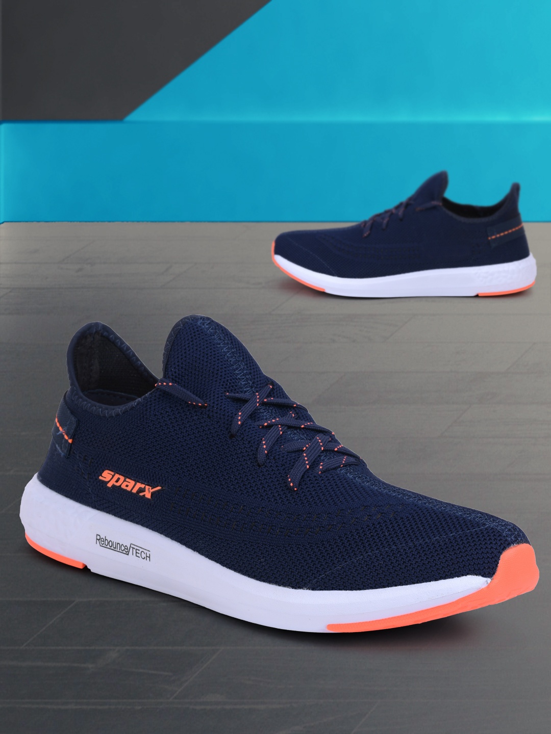 

Sparx Men Navy Blue Running Shoes