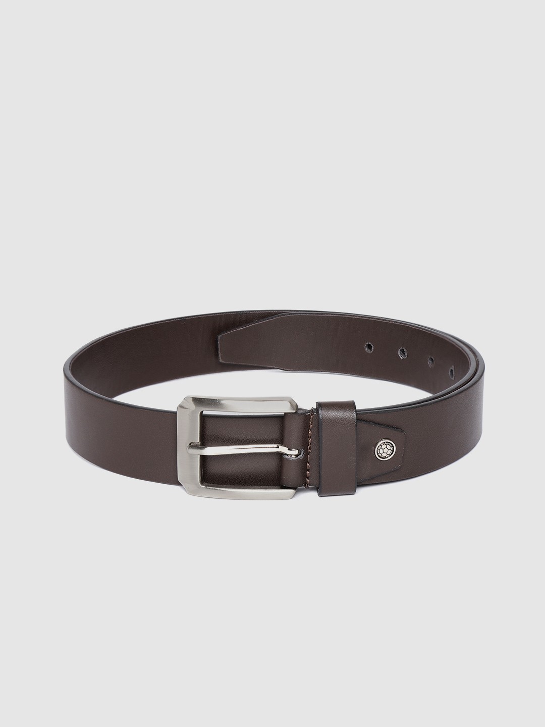 

HIGHLANDER Men Coffee Brown Solid Belt