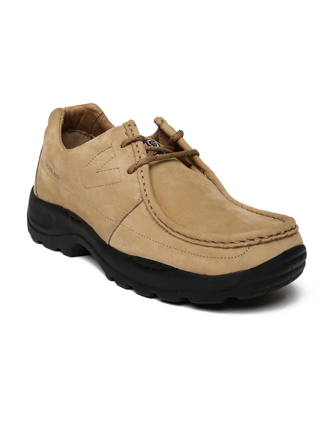 

Woodland Men Leather Derbys, Beige