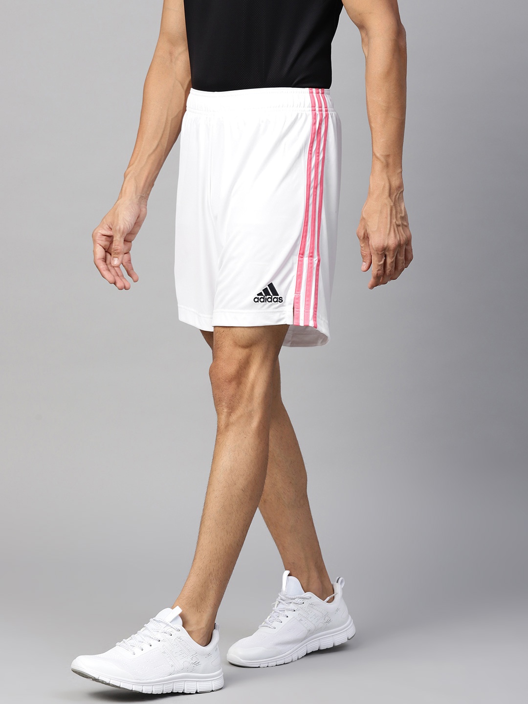 

ADIDAS Men White Solid Real Madrid 20/21 Home Sustainable Shorts