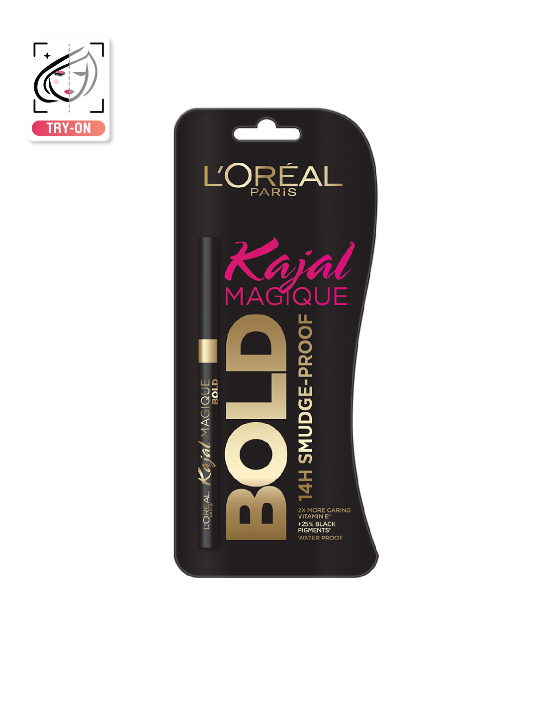 

LOreal Paris Waterproof Smudge-Proof Kajal Magique - Bold, 0.35g, Black