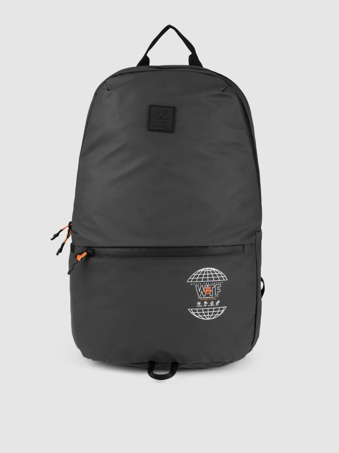 

WROGN Unisex Black Solid Backpack