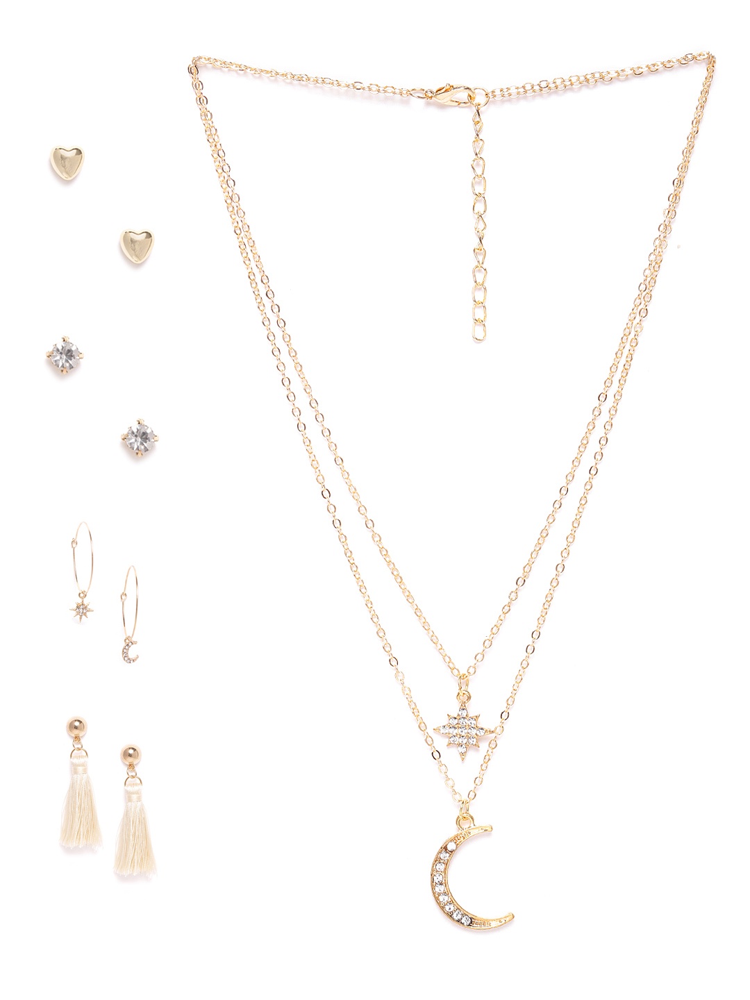 

Jewels Galaxy Women Gold-Plated Jewellery Set
