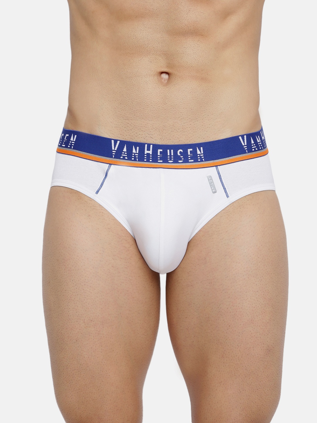 

Van Heusen Active Men Solid Swift Dry Mesh Panel Briefs, White