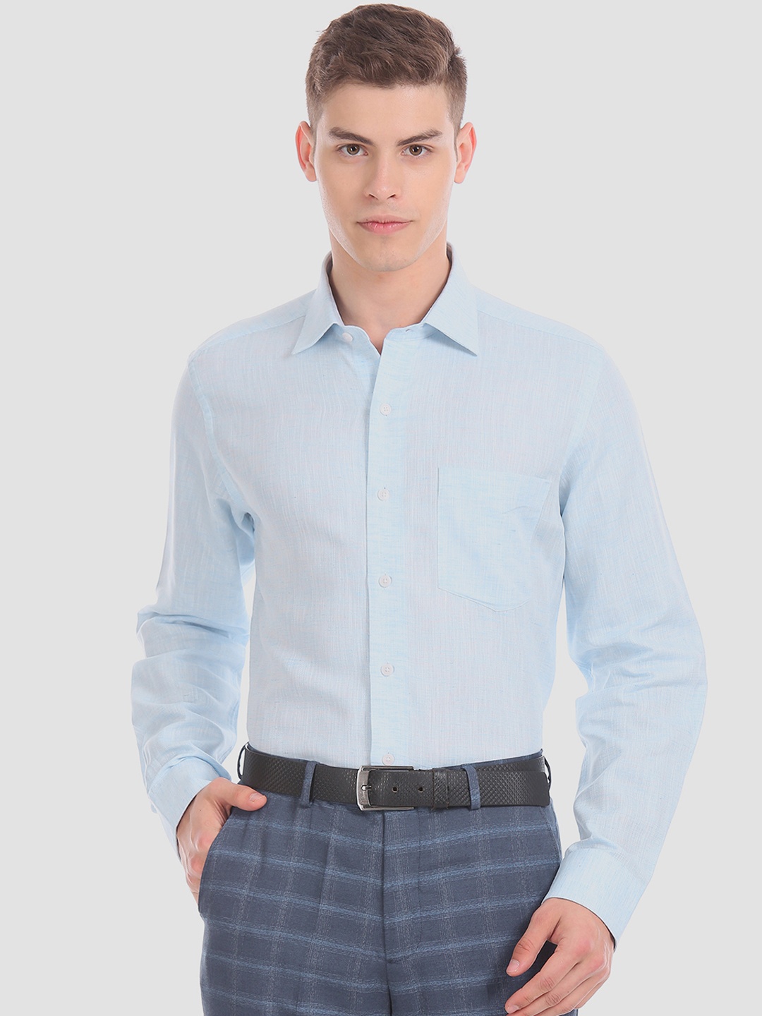 

Arrow Men Blue Formal Shirt