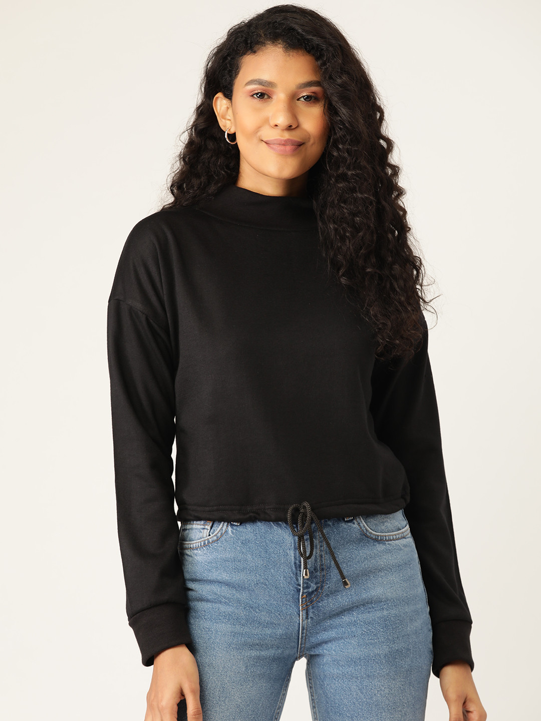 

Alsace Lorraine Paris Women Black Solid Sweatshirt