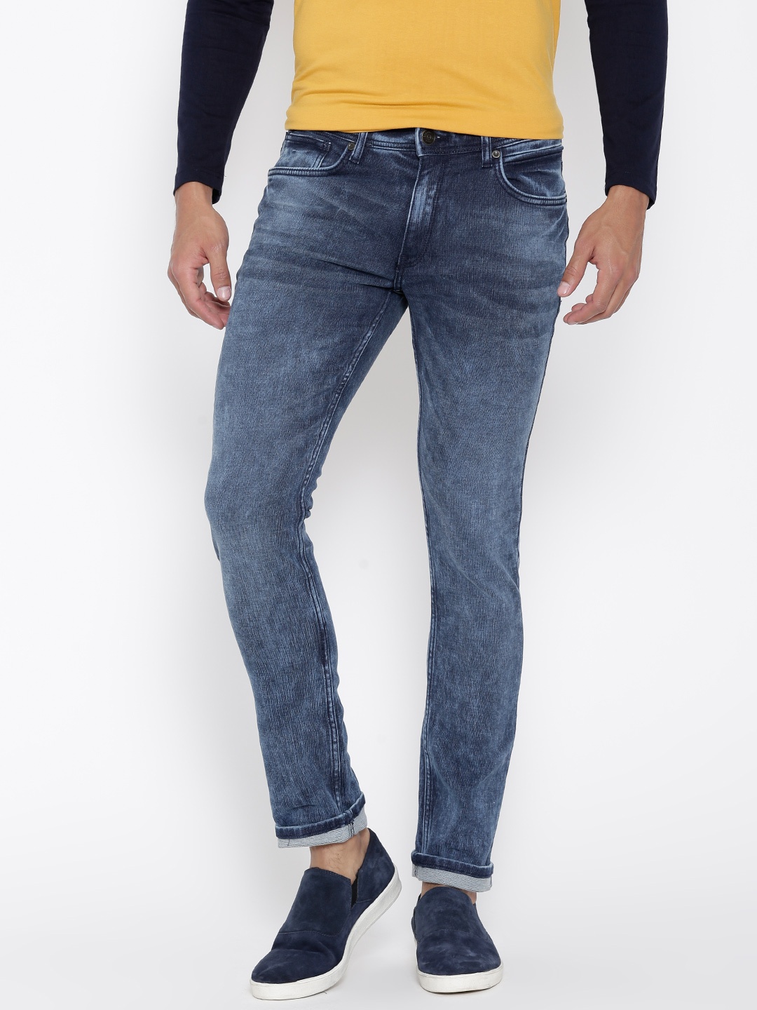 

Locomotive Blue Super Slim Fit Stretchable Jeans
