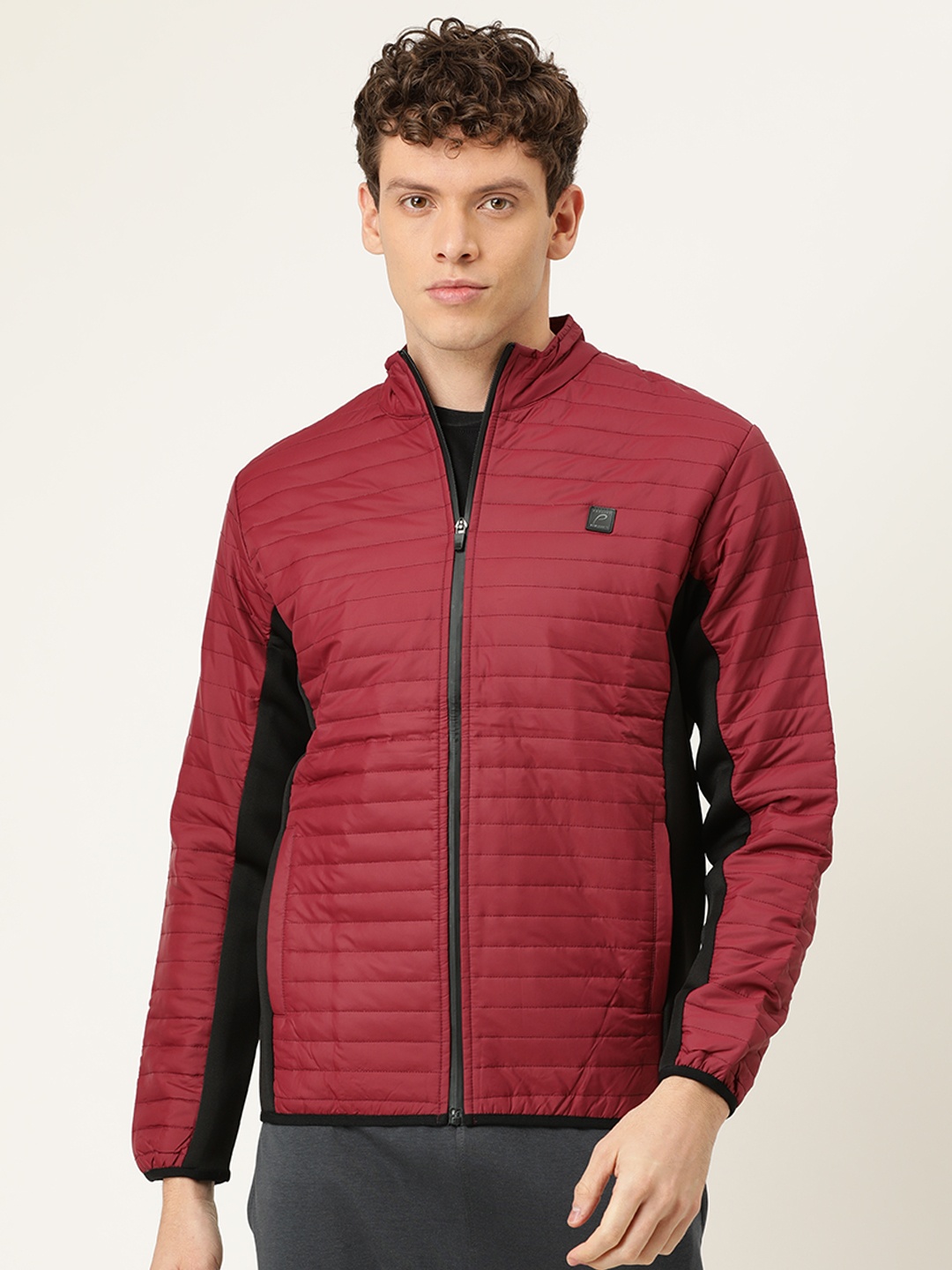 

Proline Active Men Maroon Solid Padded Jacket