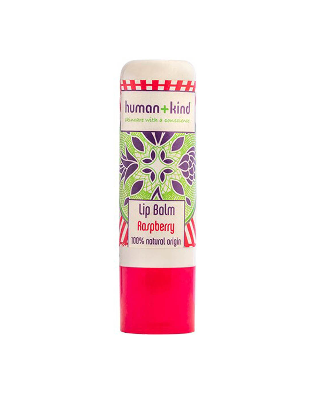 

HumanKind Unisex Organic & Vegan Lip Balm - Raspberry 4.7 g, White
