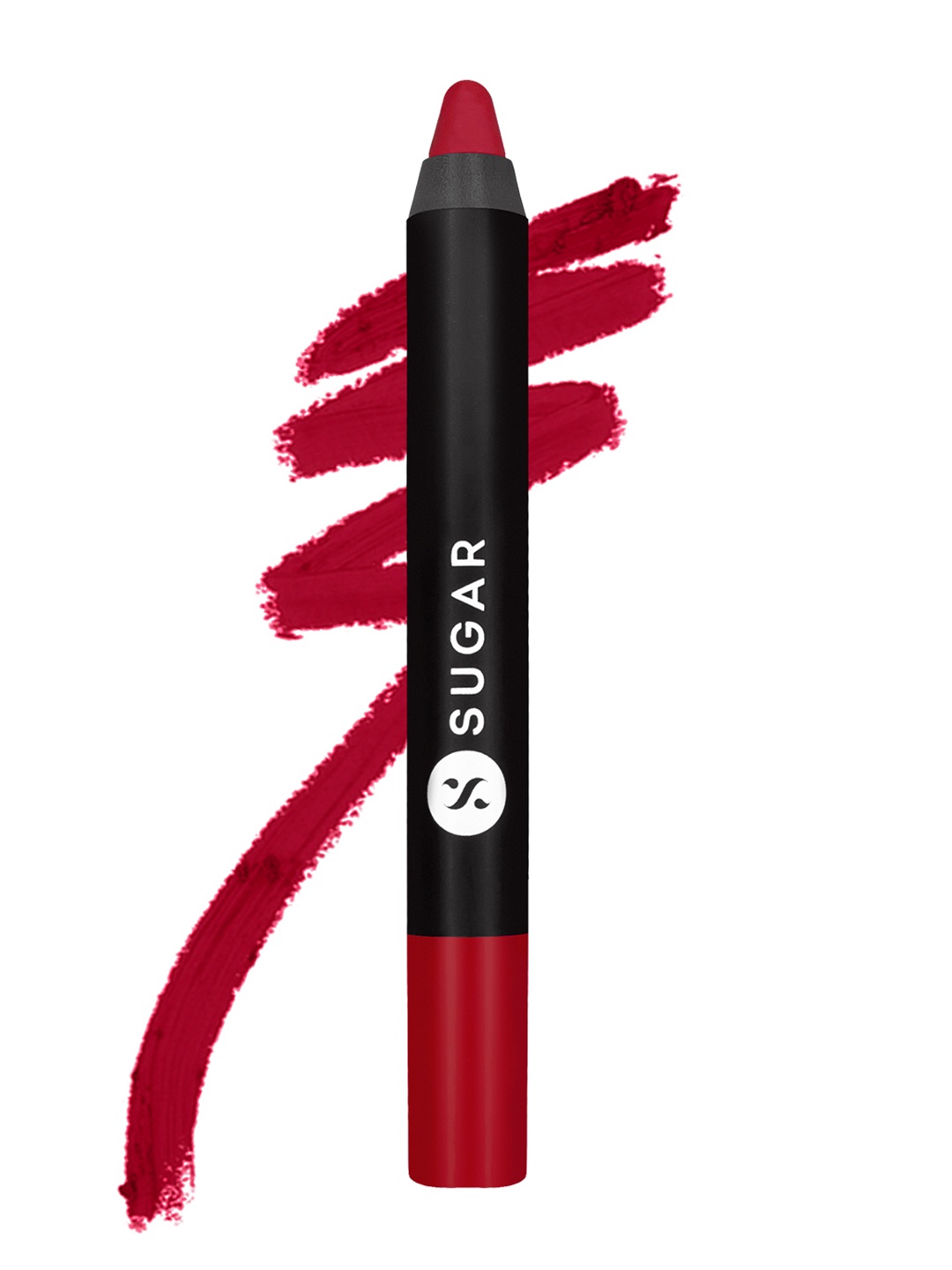 

SUGAR Matte As Hell Crayon Lipstick with Sharpener - Claire Redfield 35, Red