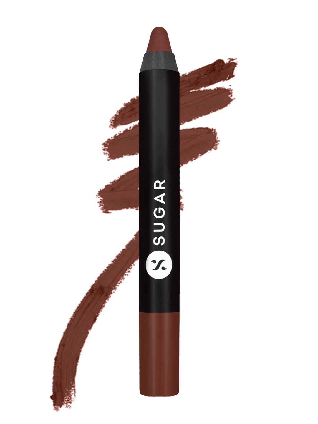 

SUGAR Matte As Hell Crayon Lipstick with Sharpener - Vianne Rocher 26, Brown