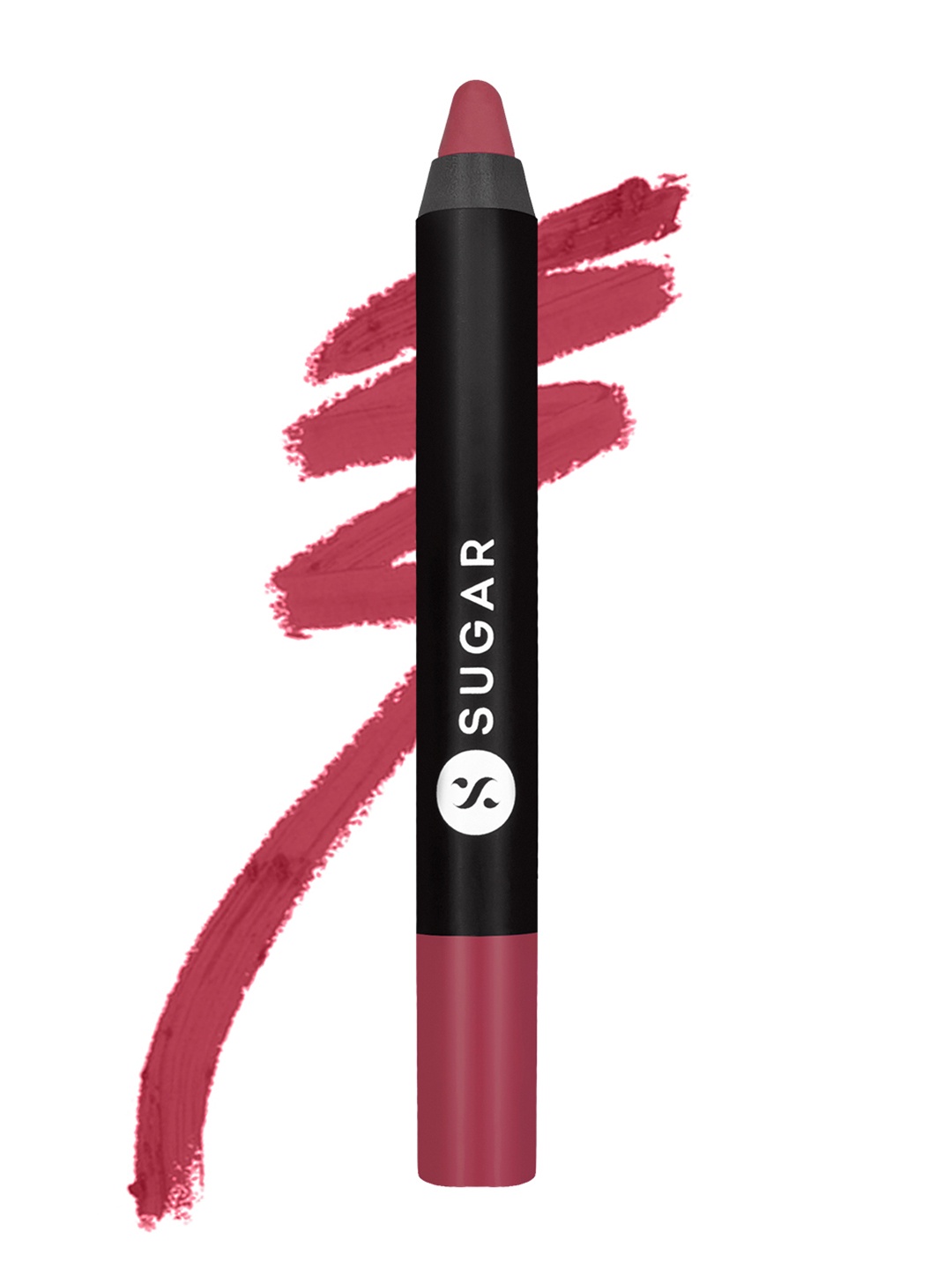 

SUGAR Matte As Hell Crayon Lipstick with Sharpener - Honey Rider 28, Pink