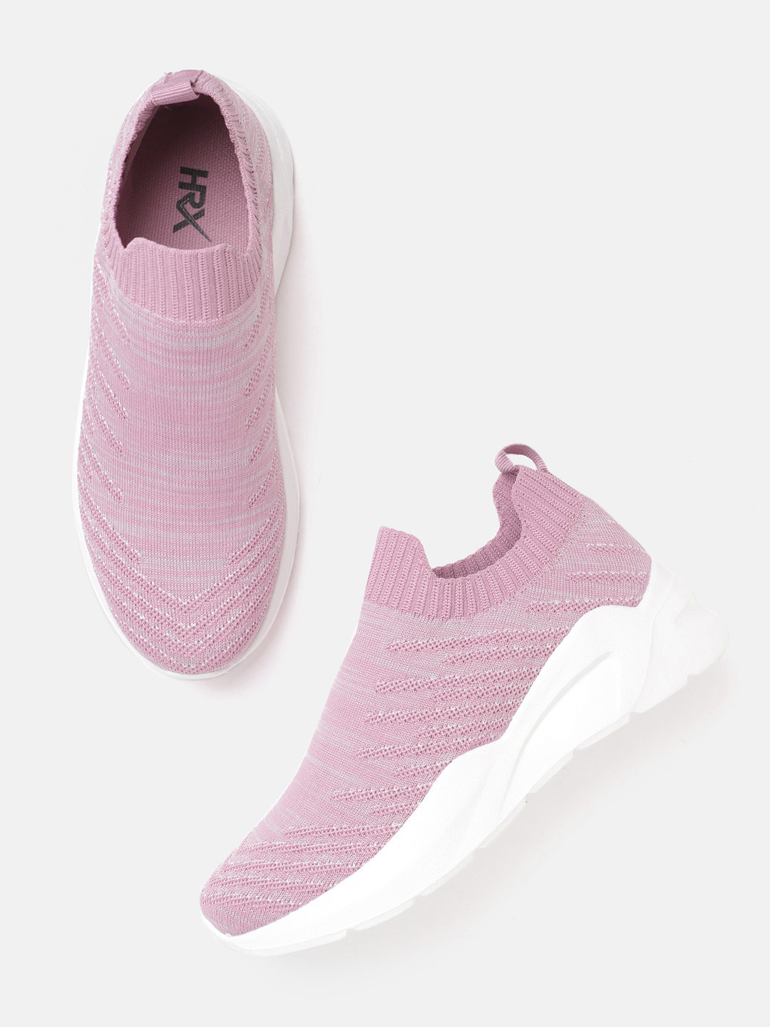 

Women Pink & Grey Sports Shoes