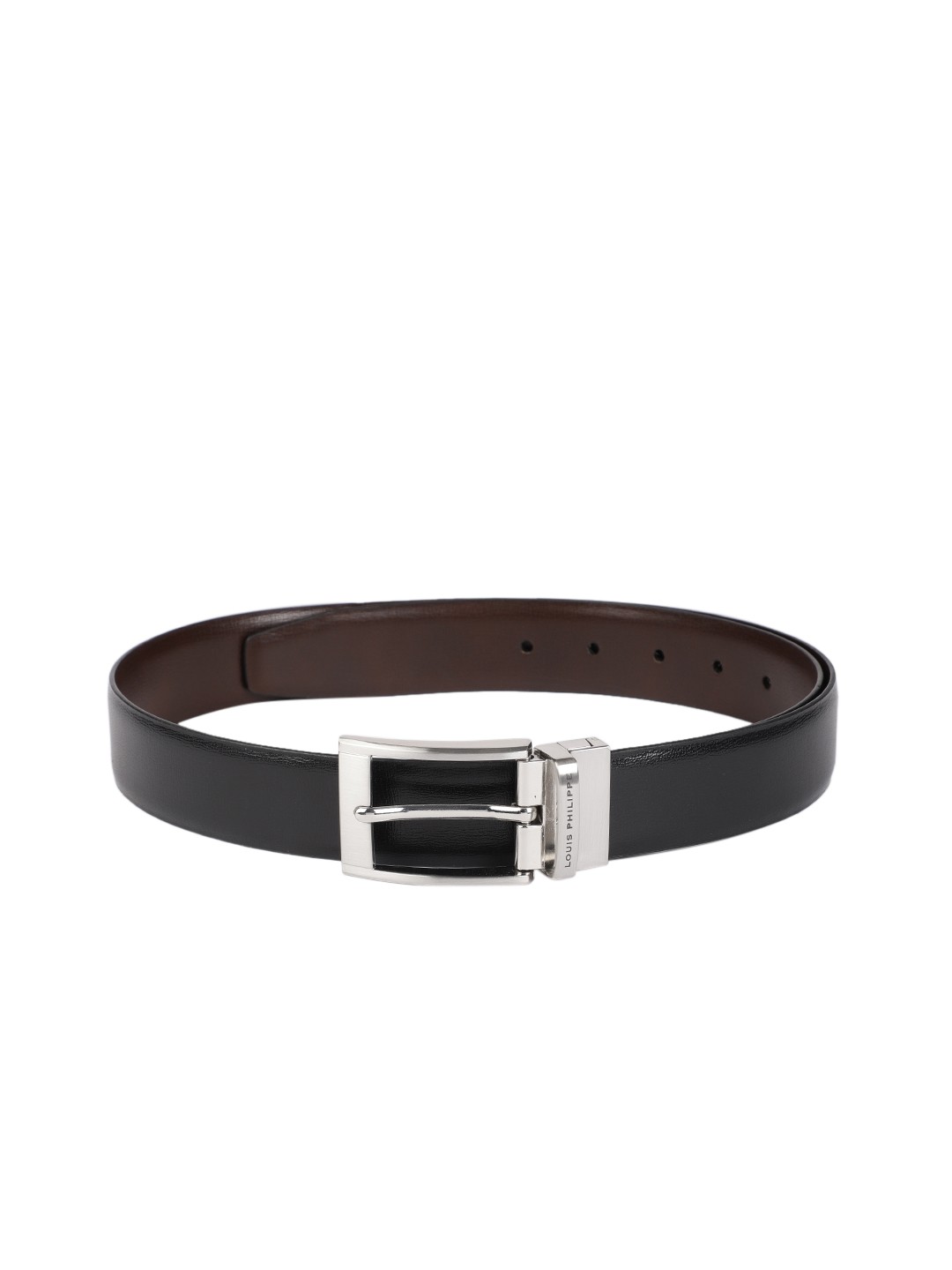 

Louis Philippe Men Black & Brown Reversible Leather Belt
