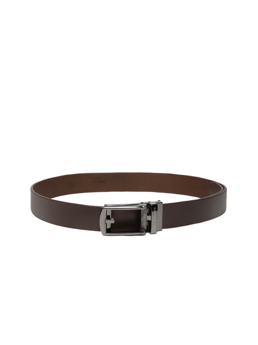 

Louis Philippe Men Tan-Brown Solid Belt