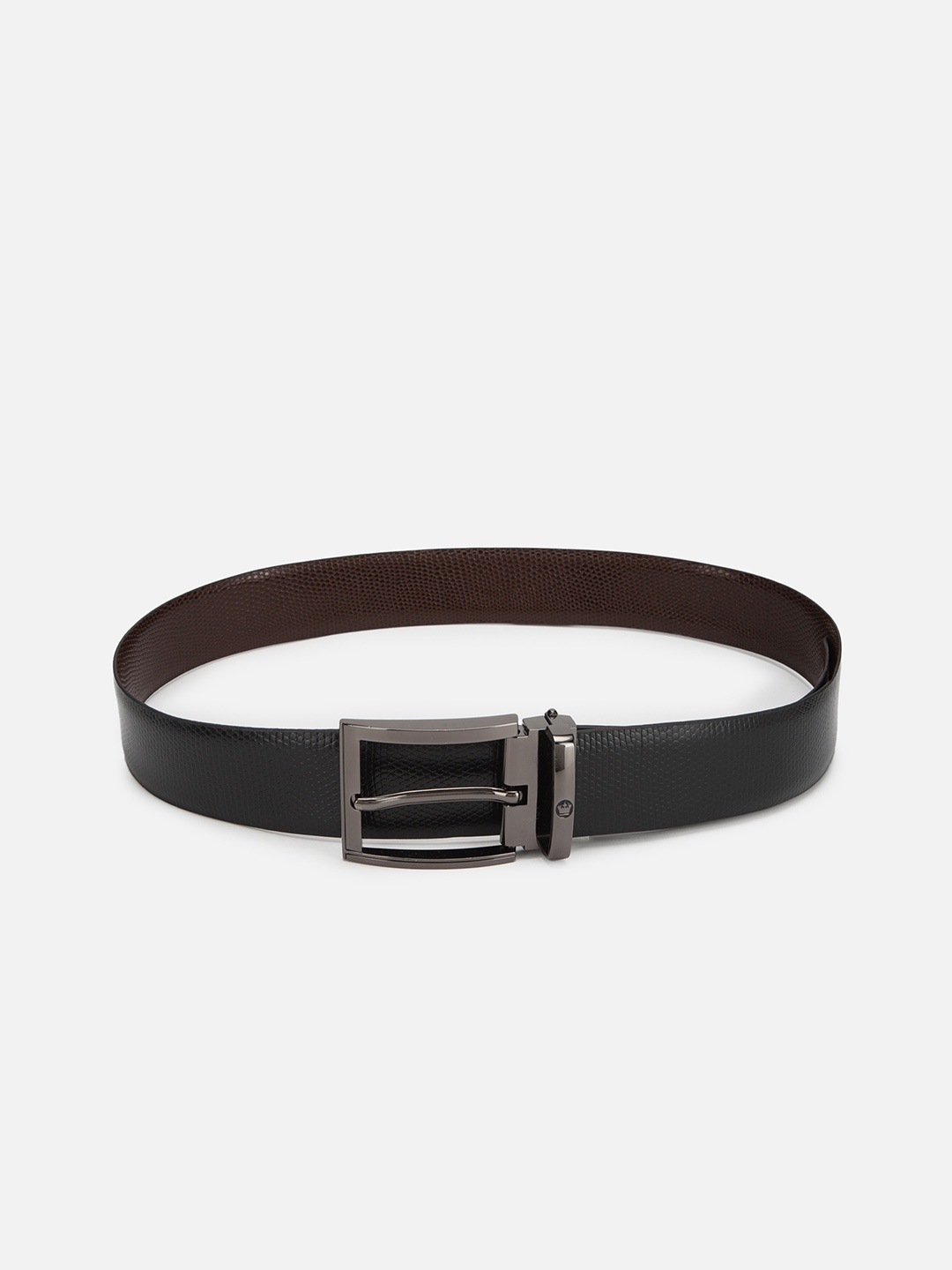 

Louis Philippe Men Black & Brown Reversible Leather Belt