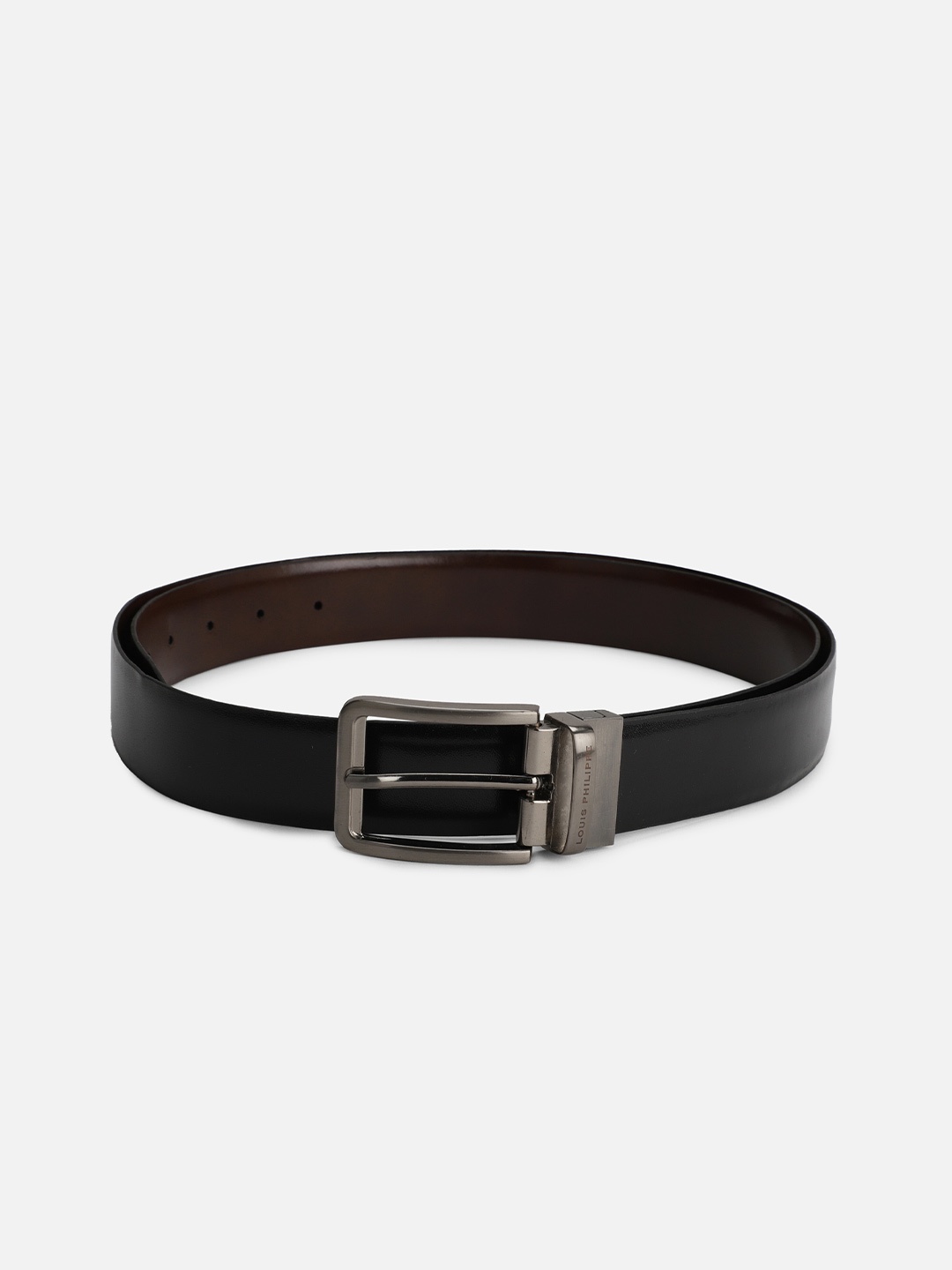 

Louis Philippe Men Black & Brown Reversible Leather Belt