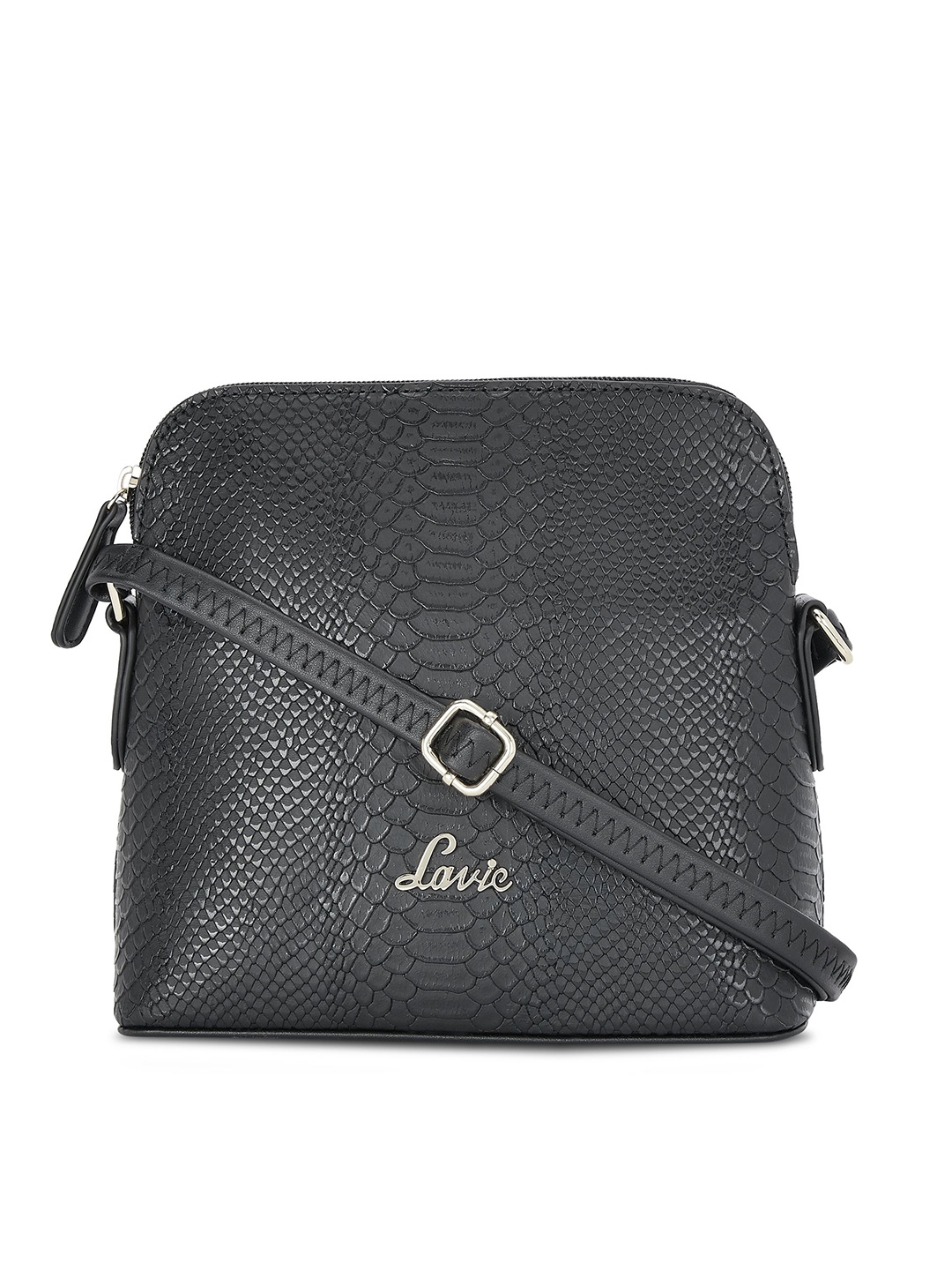 

Lavie Black Textured Sling Bag