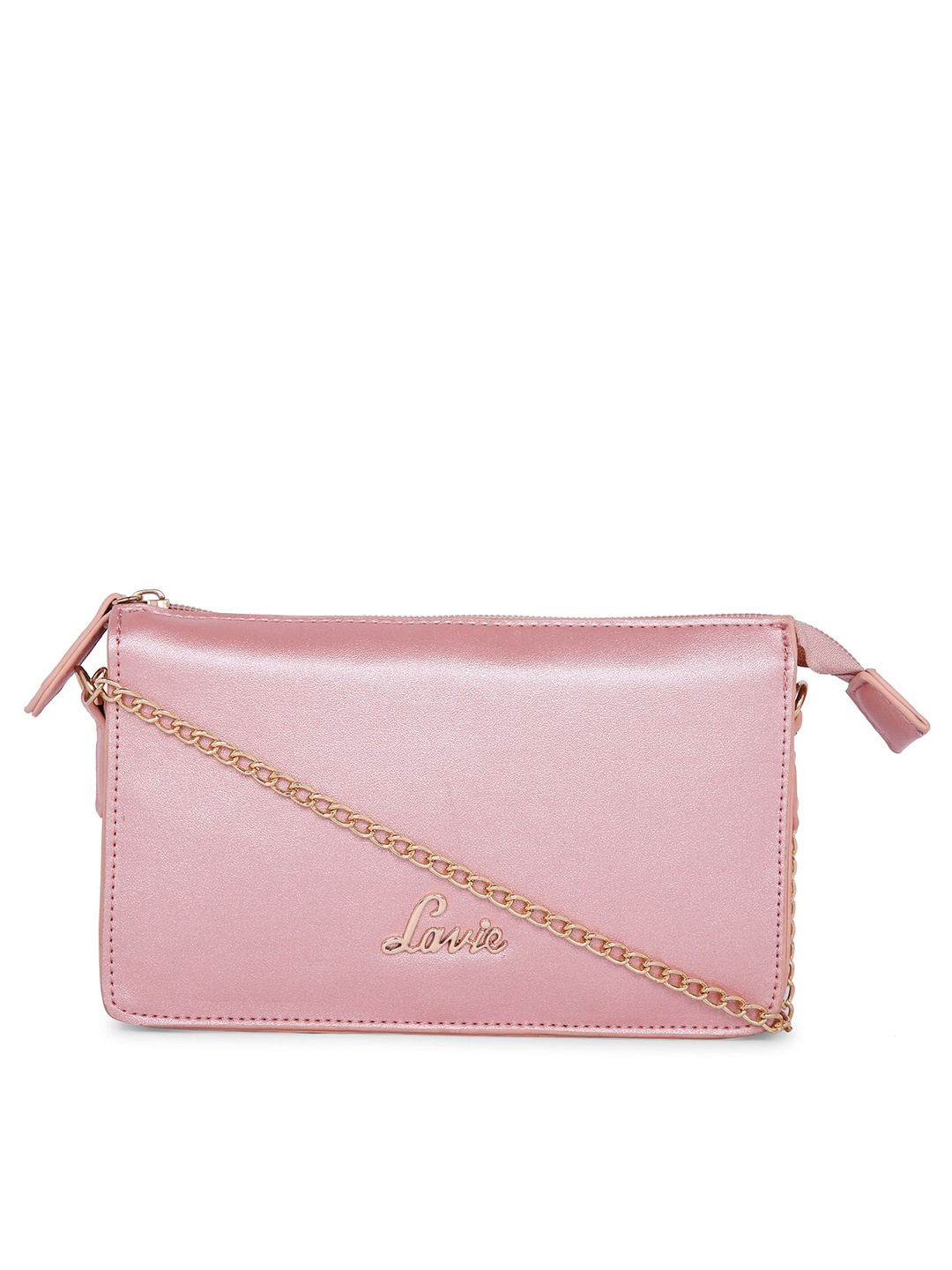 

Lavie Pink Solid Sling Bag