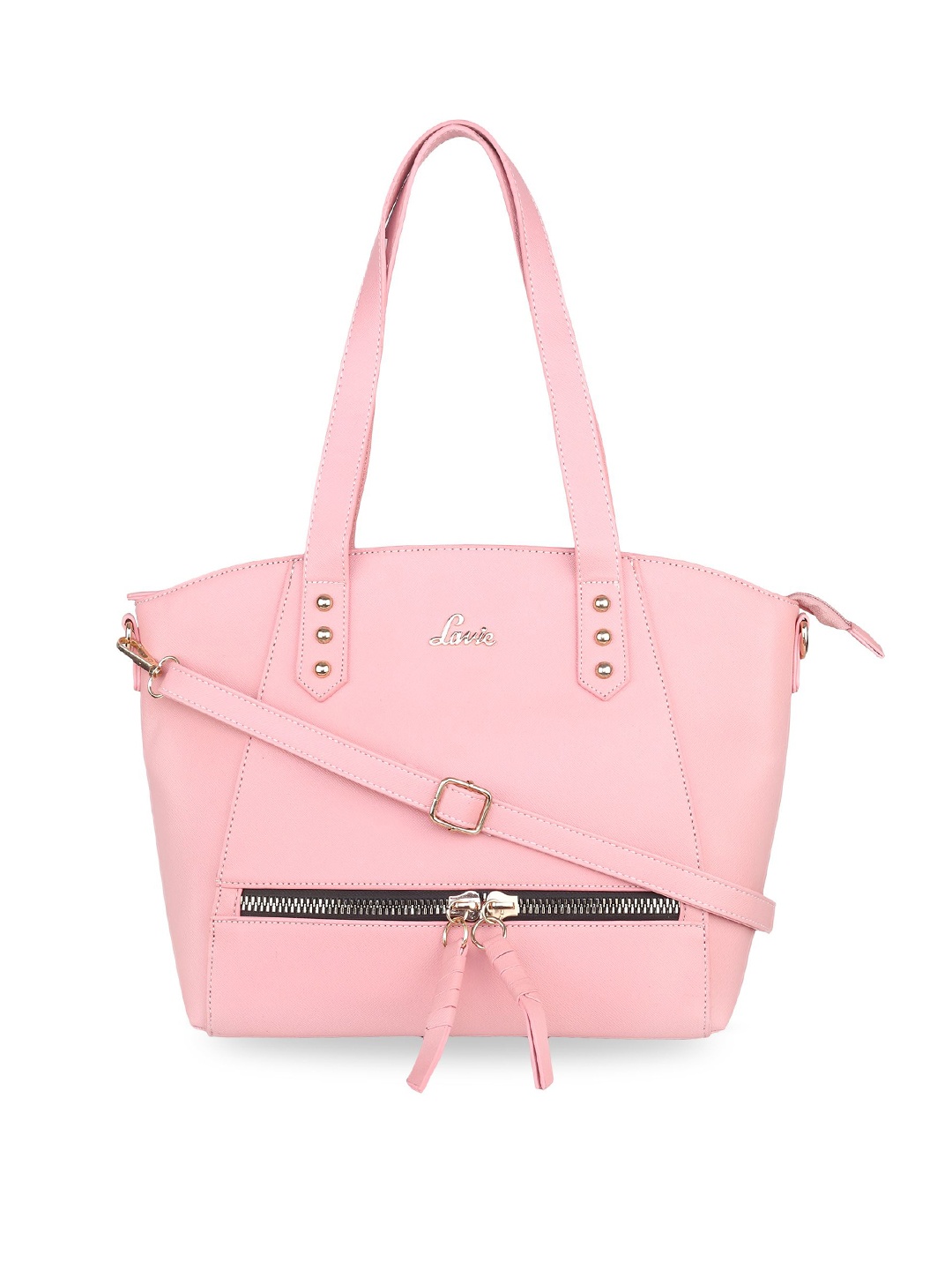 

Lavie Pink Solid Shoulder Bag