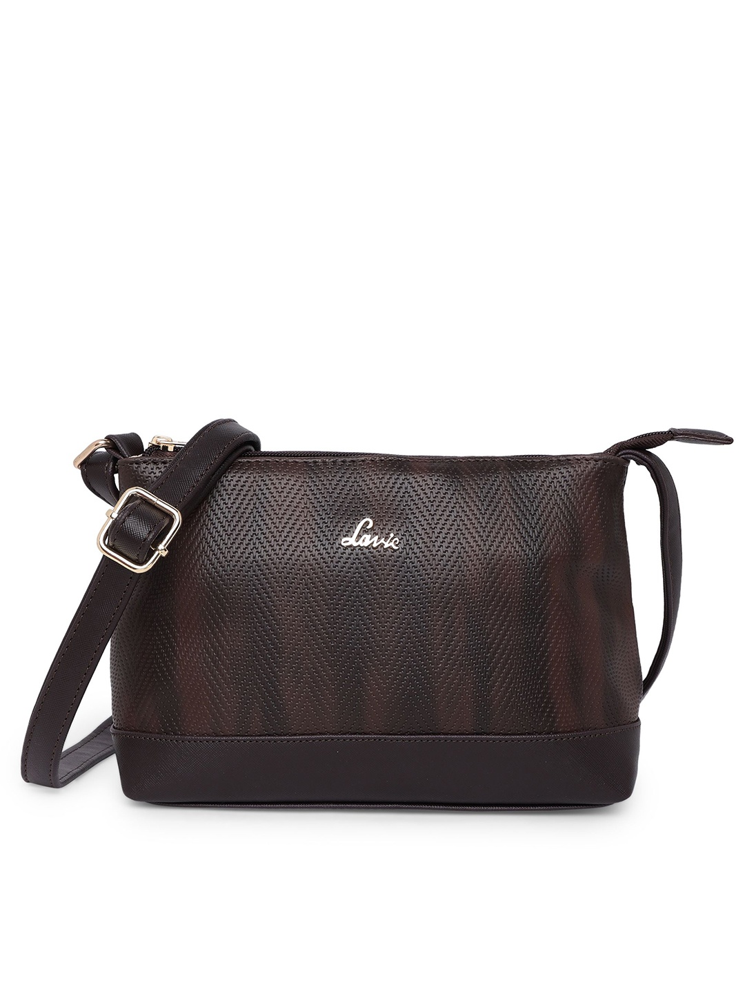 

Lavie Brown Textured Shoulder Bag