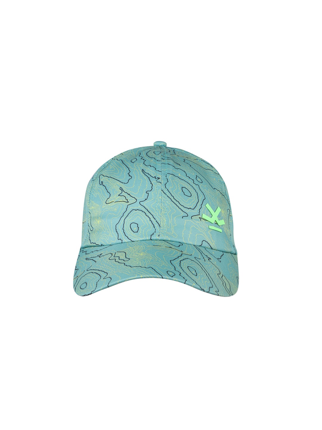 

WROGN Unisex Green Printed Baseball Cap