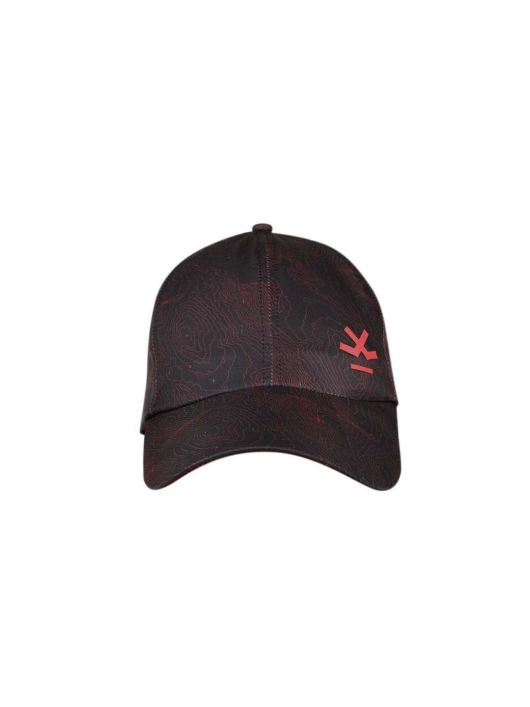 

WROGN Unisex Black Printed Baseball Cap