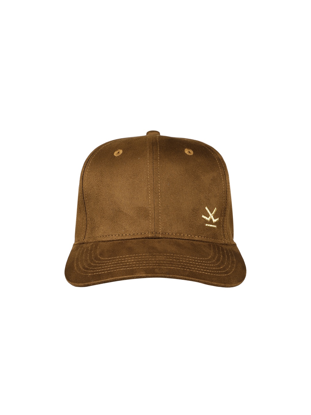 

WROGN Unisex Brown Solid Baseball Cap