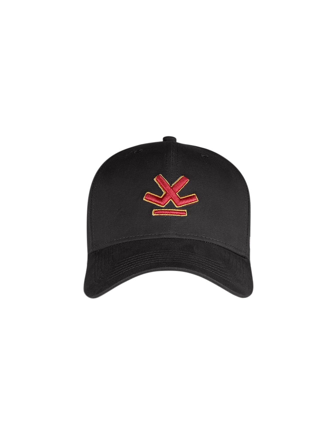 

WROGN Unisex Black Embroidered Baseball Cap