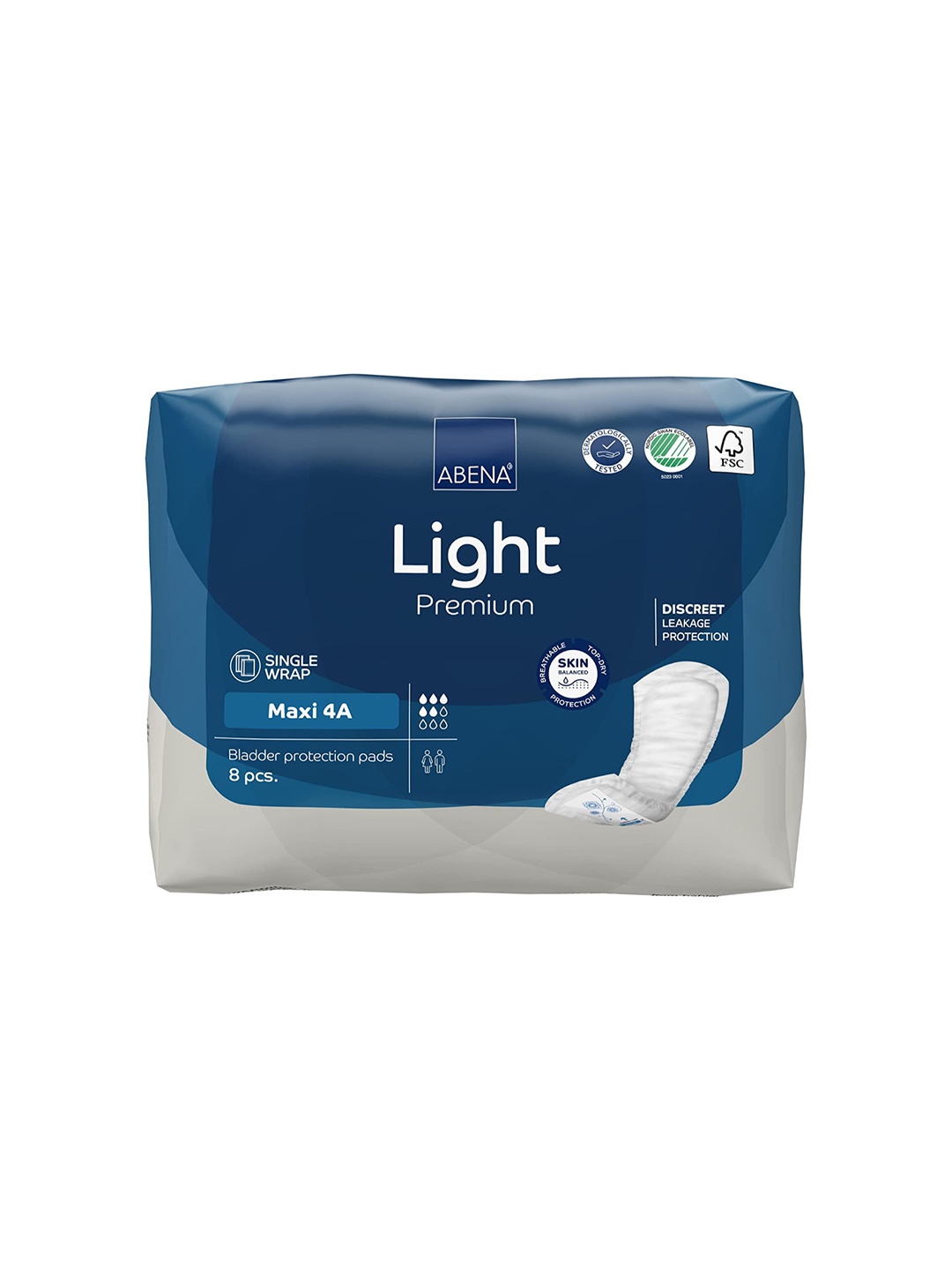 

Abena Light Maxi 4A Sanitary Pads - 8 pcs, White