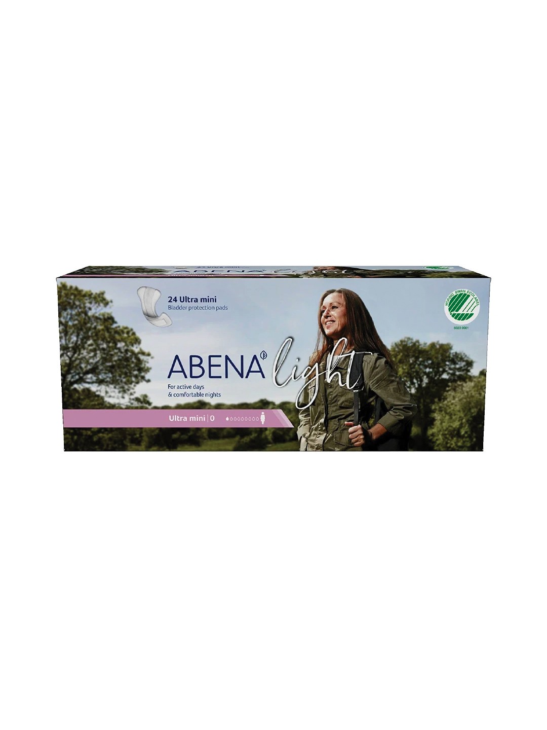 

Abena Light Ultra Mini Sanitary Pads - 24 pcs, White