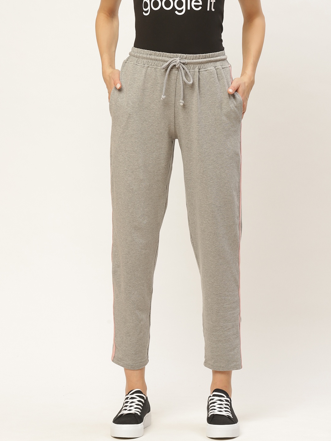 

Rute Women Grey Solid Track Pants