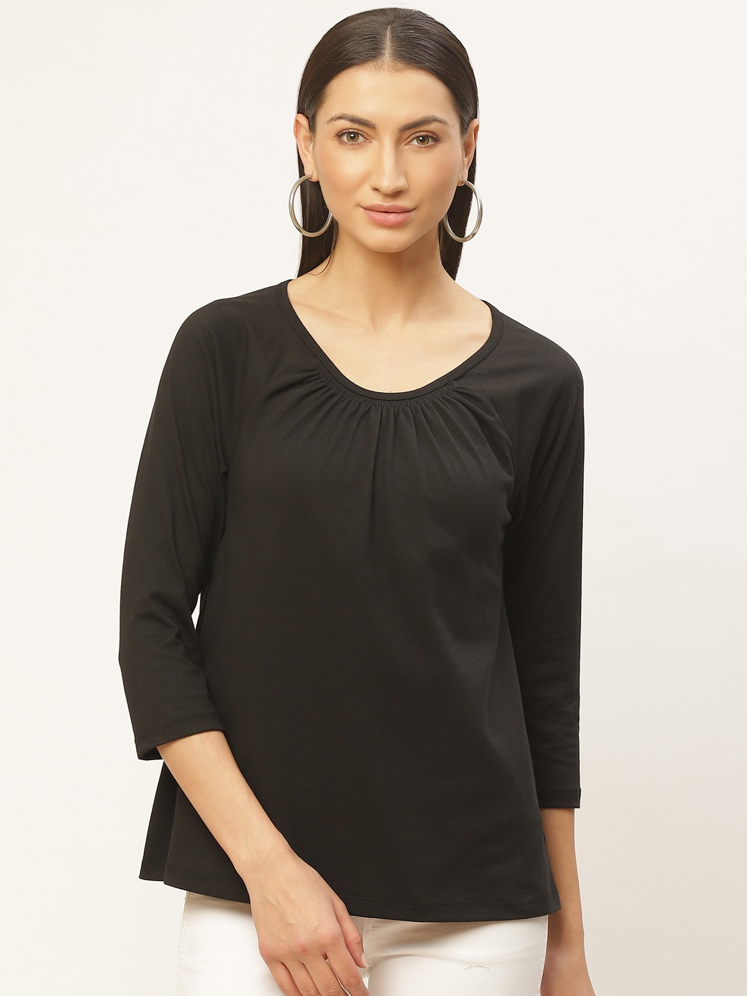 

Rute Women Black Solid Top