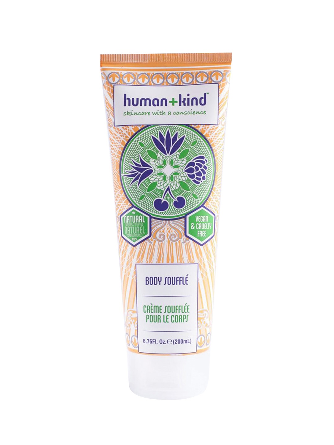 

HumanKind Organic & Vegan Moisturising Body Souffle 200ml, White