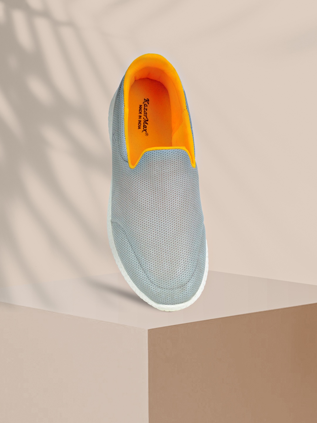 

KazarMax Women Grey Slip-On Sneakers