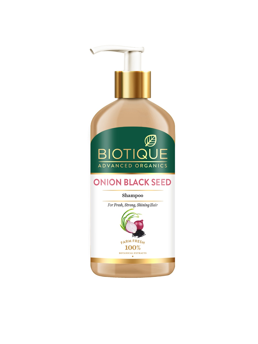 

Biotique Advanced Organics Onion Black Seed Shampoo 300 ml, White