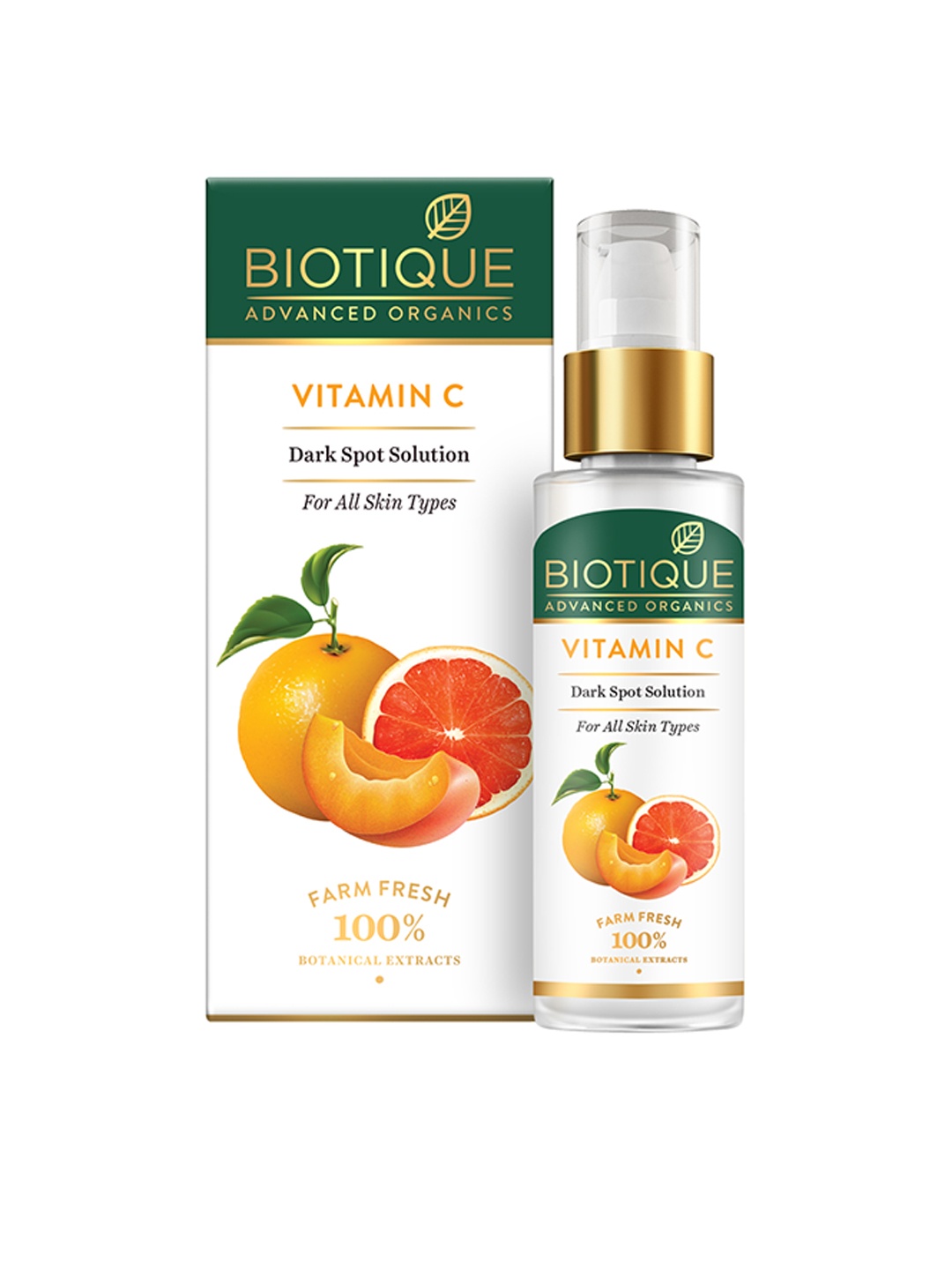 

Biotique Women Advanced Organics Vitamin C Dark Spot Solution Face Serum 30 ml, Orange