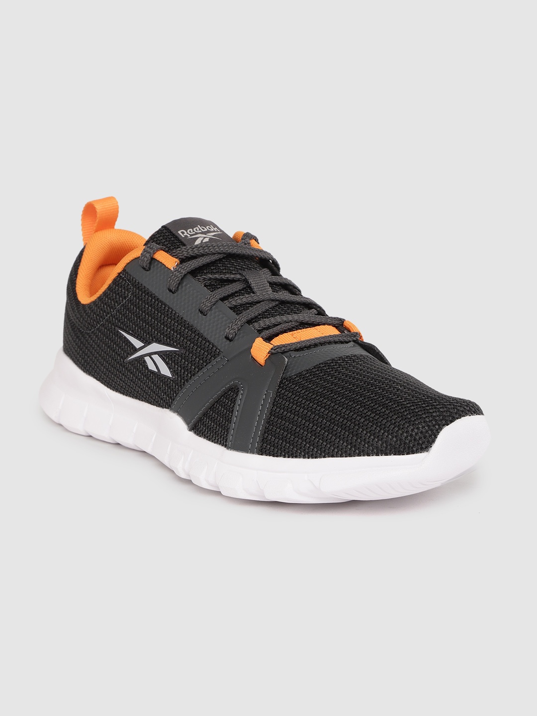 

Reebok Men Charcoal Grey Woven Design Lite Training Shoes