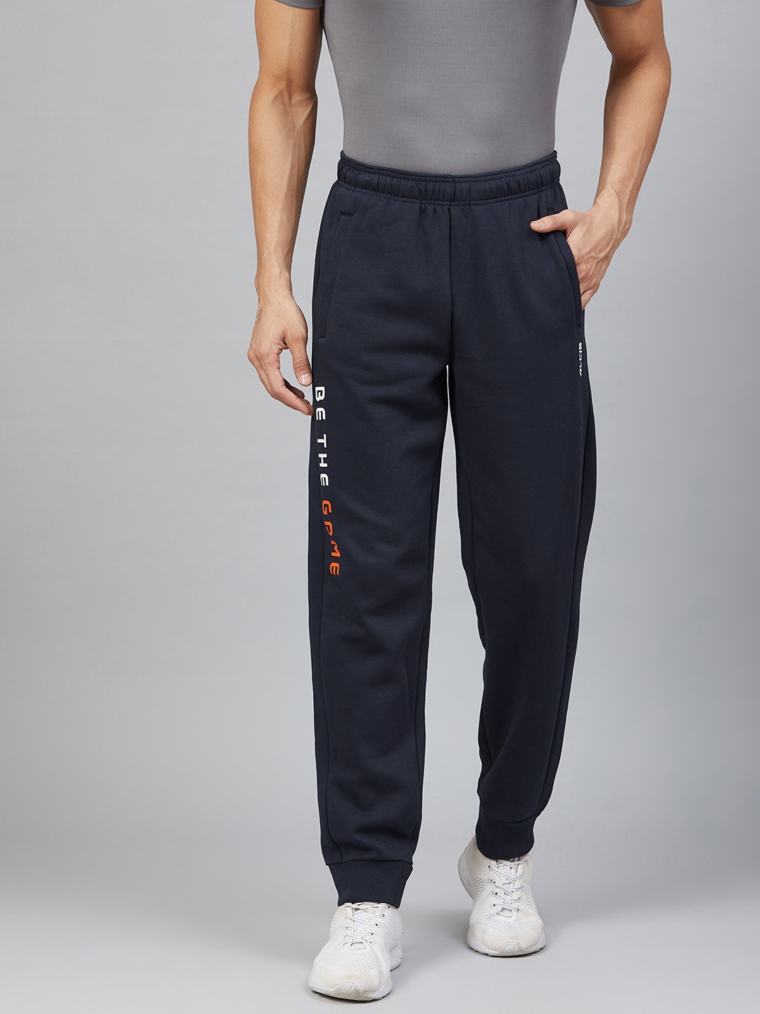 

Alcis Men Navy Blue Solid Joggers