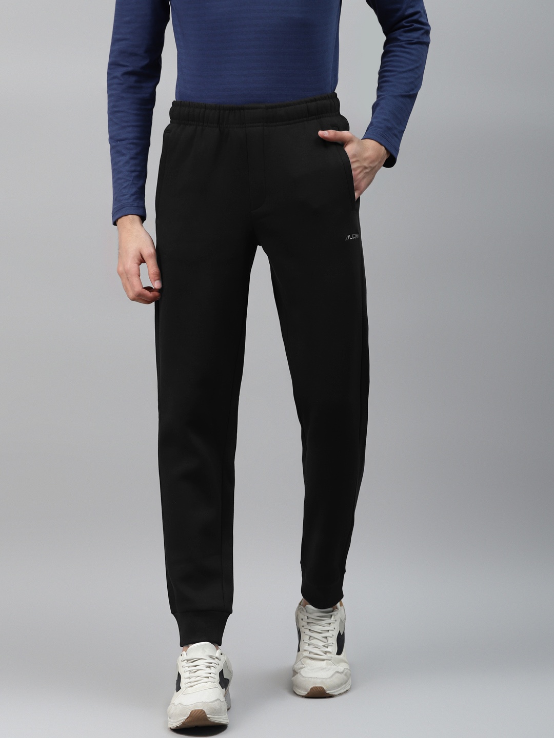 

Alcis Men Black Solid Outdoor Joggers