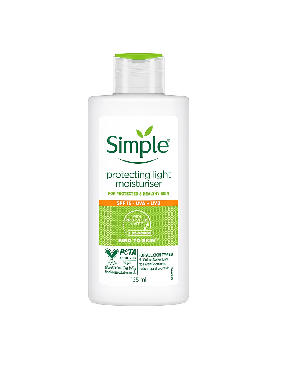 

Simple Kind To Skin Protecting Light Moisturiser SPF 15 125 ml, White
